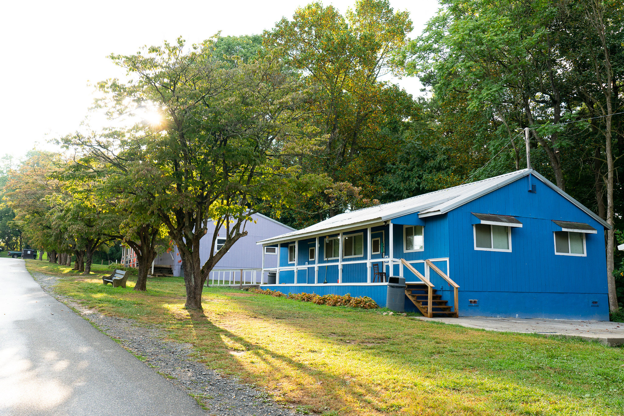 outside view of cabins